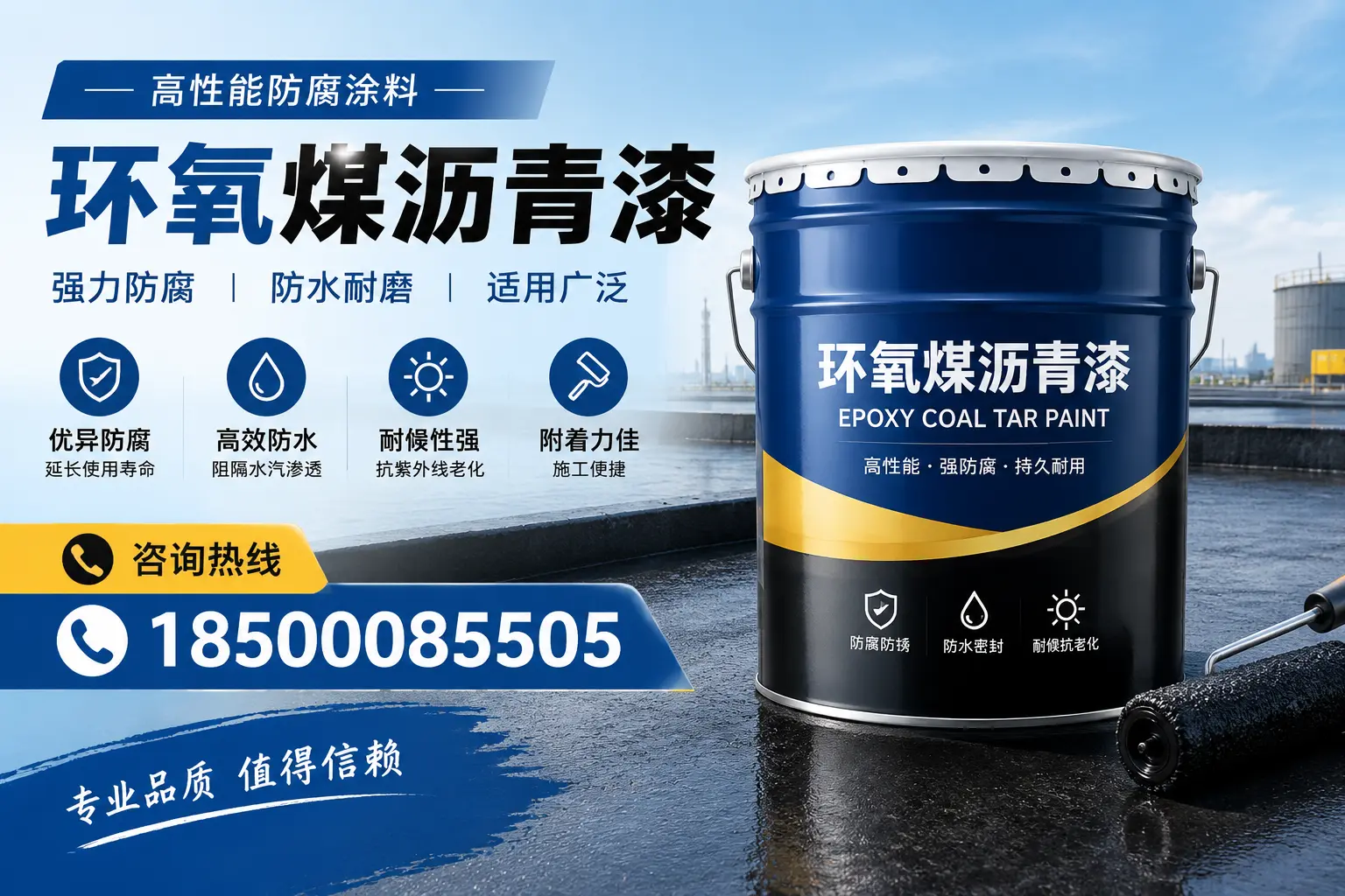 环氧煤沥青漆的主要成分与功能，晋中用户深度了解